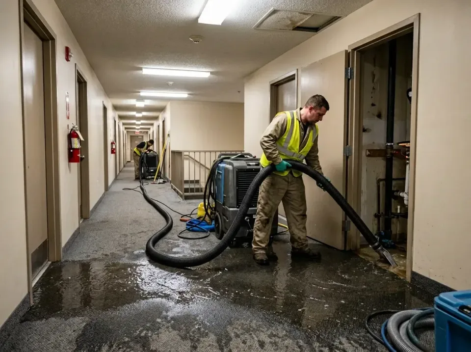 multi-unit-apartment-hallway-f-005 — frequently asked questions, Emergency Burst Pipe Water Extraction & Removal in Wolf Poi…